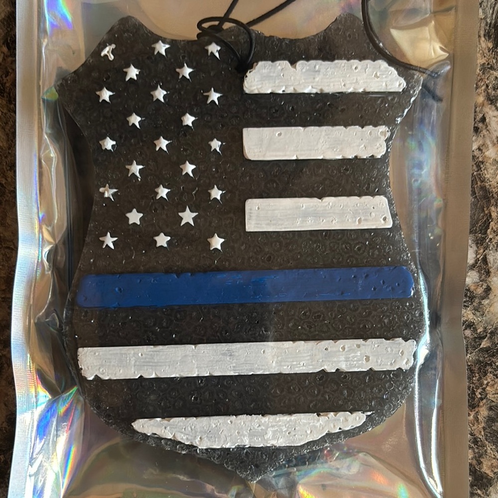 Patriotic Shield Wall Art in Black and White
